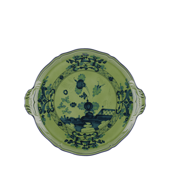 Блюдо для торта 30,5 см., ORIENTE ITALIANO MALACHITE от Ginori 1735, 003RG00 FCT910010305G00123600