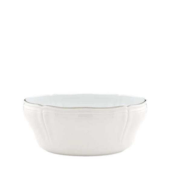 Салатник овальный 25 см., CORONA  PLATINO от Ginori 1735, 003RG00 FIN030010250G01720200