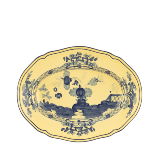 Овальное блюдо 34 см., ORIENTE ITALIANO CITRINO от Ginori 1735, 003RG00 FVS130010340G00123900