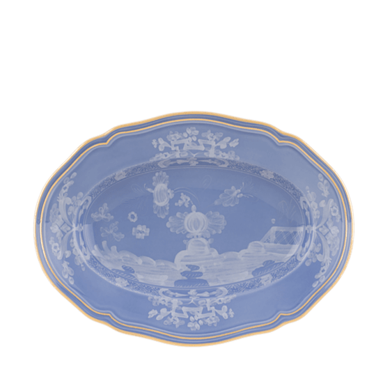 Овальное блюдо 34 см., ORIENTE ITALIANO PERVINCA от Ginori 1735, 003RG00 FVS130010340G00124400