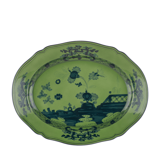 Овальное блюдо 38,5 см., ORIENTE ITALIANO CITRINO от Ginori 1735, 003RG00 FVS130010385G00123900