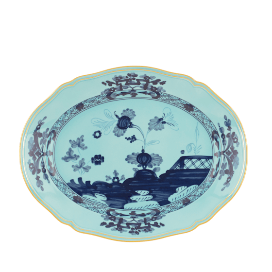 Овальное блюдо 38,5 см., ORIENTE ITALIANO IRIS от Ginori 1735, 003RG00 FVS130010385G00124300