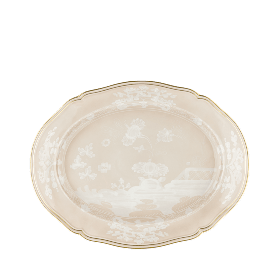 Овальное блюдо 38,5 см., ORIENTE ITALIANO MERINGA от Ginori 1735, 003RG00 FVS130010385G00135700