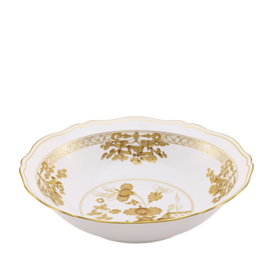Блюдо глубокое круглое 35 см., ORIENTE ITALIANO AURUM от Ginori 1735, 003RG00 FVS210LX0350G00133000