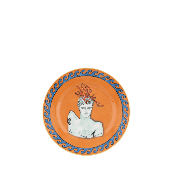 Десертная тарелка 22 см., IL VIAGGIO DI NETTUNO ROCK ORANGE от Ginori 1735, 004RG00 FPT110010220G00129800