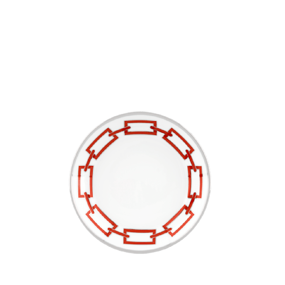 Блюдце для чайной чашки 13.5 см.,
 CATENE SCARLATTO от Ginori 1735, 004RG00 FPT401010135G00125700