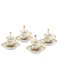 Набор из 4 кофейных пар, 12 предметов., ORIENTE ITALIANO AURUM от Ginori 1735, 004RG00 FX4301LXGENG00133000