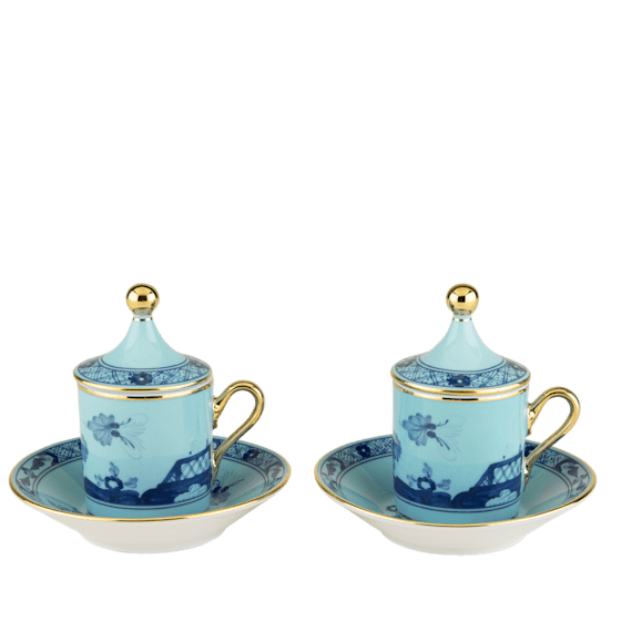 Набор из 2-х кофейных пар ORIENTE ITALIANO IRIS от Ginori 1735, 004RG00 FX917601G00124300