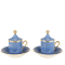 Набор из 2-х кофейных пар ORIENTE ITALIANO PERVINCA от Ginori 1735, 004RG00 FX917601G00124400