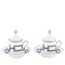 Набор из 2 кофейных пар с крышечками CATENE SCARLATTO от Ginori 1735, 004RG00 FX917601G00125700