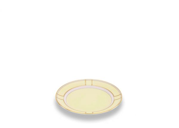 Тарелка десертная 21 см., тарелка Colonna 20 см.,  DIVA GIALLO, Ginori