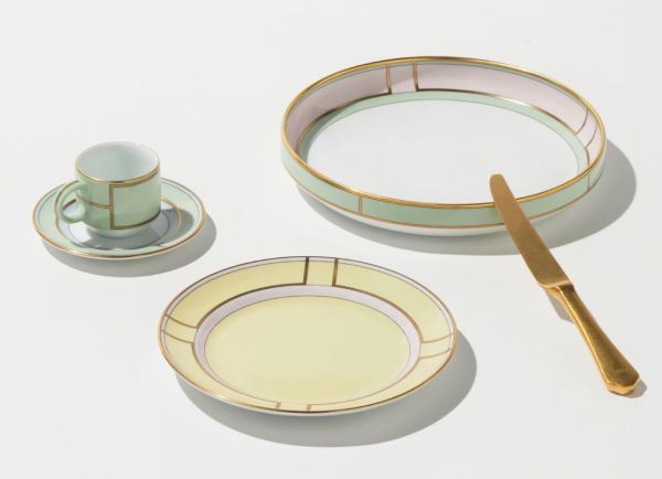 Тарелка десертная 21 см., тарелка Colonna 20 см.,  DIVA GIALLO, Ginori