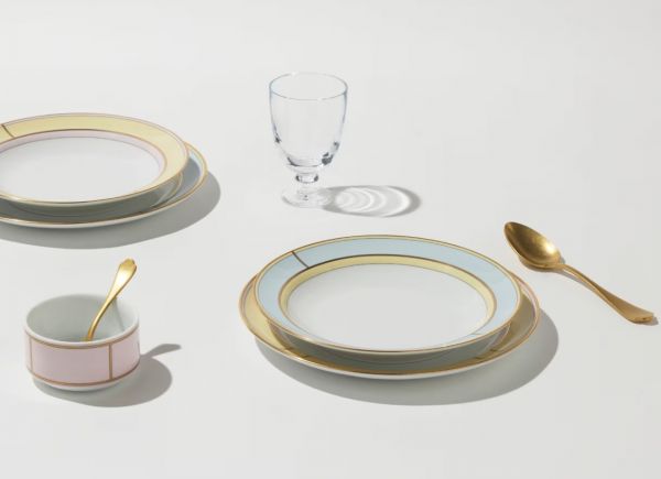 Тарелка Суп / паста Colonna 24 см., DIVA CELESTE, Ginori