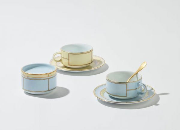 Тарелка для хлеба / Чайное блюдце Colonna 17 см., DIVA CELESTE, Ginori