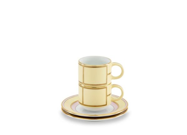 Кофейный набор Colonna на 2 персоны,4 предмета, DIVA GIALLO, Ginori