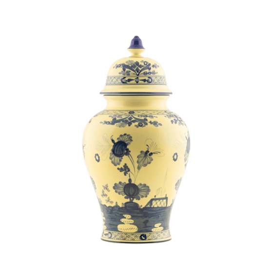 Ваза с крышкой H38 см., ORIENTE ITALIANO CITRINO от Ginori 1735, c