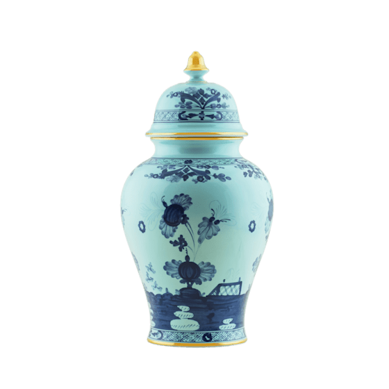 Ваза с крышкой H38 см., ORIENTE ITALIANO IRIS от Ginori 1735, 016RG02 FA5356010380G00124300