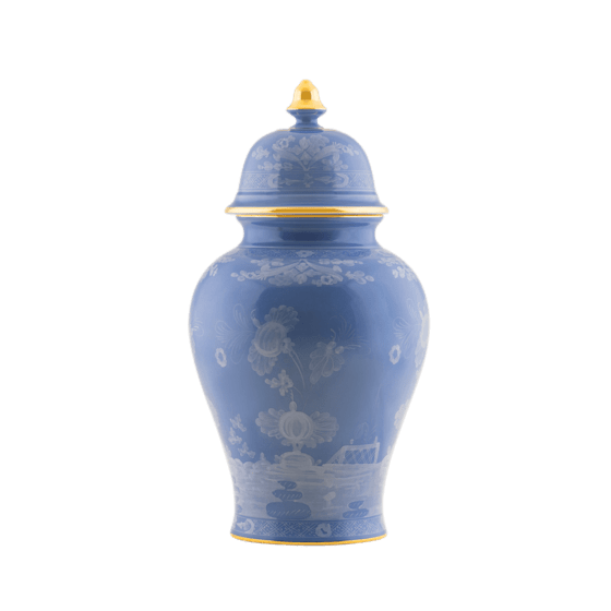 Ваза с крышкой H38 см., ORIENTE ITALIANO PERVINCA от Ginori 1735, 016RG02 FA5356010380G00124400