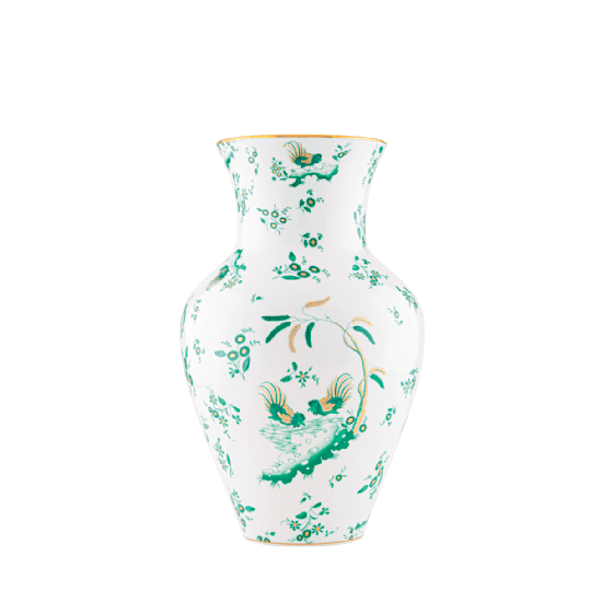Ваза H30 см., ORO DI DOCCIA GIADA от Ginori 1735, 016RG02 FG6133010300G00170700