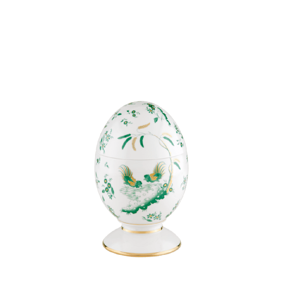 Яйцо с крышкой 21 см., ORO DI DOCCIA GIADA от Ginori 1735, 017RG00 FG6846010210G00170700