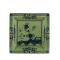 Квадратное блюдо 24.5 см., ORIENTE ITALIANO CITRINO от Ginori 1735, 017RG02 FG6836010245G00123900
