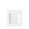 Квадратное блюдо 18 см.,
 CORONA MONOGRAM ORO от Ginori 1735, 017RG02 FG6837LX0180M01720100