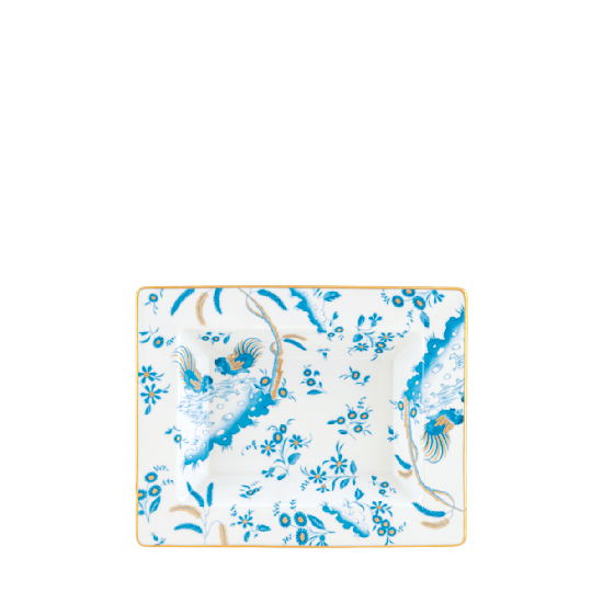 Прямоугольное блюдо 15х19 см., ORO DI DOCCIA TURCHESE от Ginori 1735, 017RG02 FG6838010150G00170600