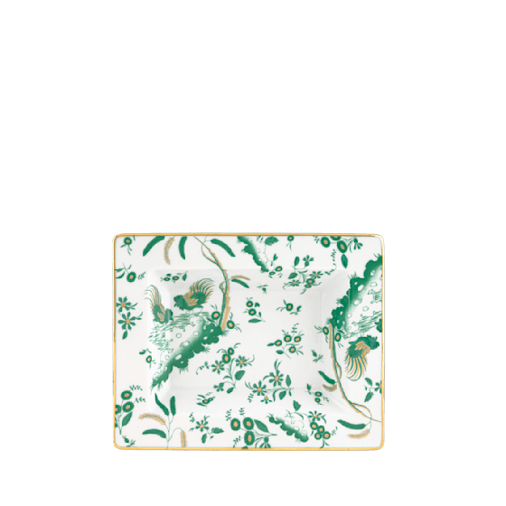 Прямоугольное блюдо 15х19 см., ORO DI DOCCIA GIADA от Ginori 1735, 017RG02 FG6838010150G00170700