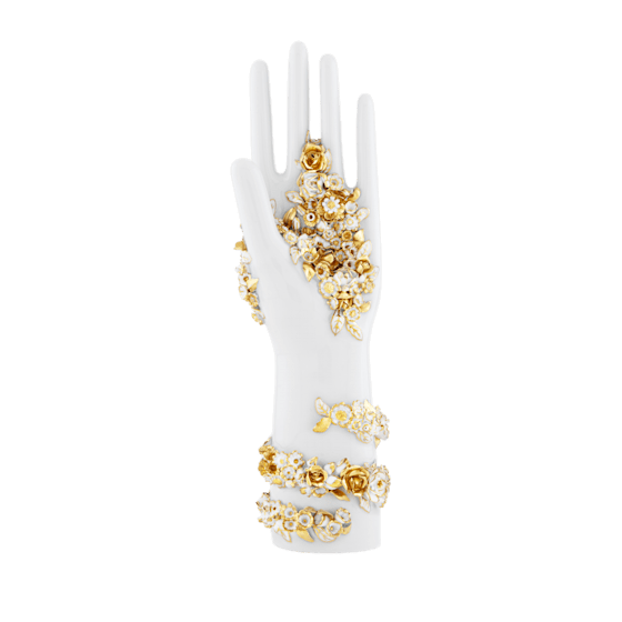 Салатник 30.5 см., MANO FIORITA FIORI ORO от Ginori 1735, 020RG00 FA6579010290G00176400