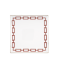Квадратное блюдо 30 см., CATENE SCARLATTO от Ginori 1735, 172RG01 FVS1210130XG00125700