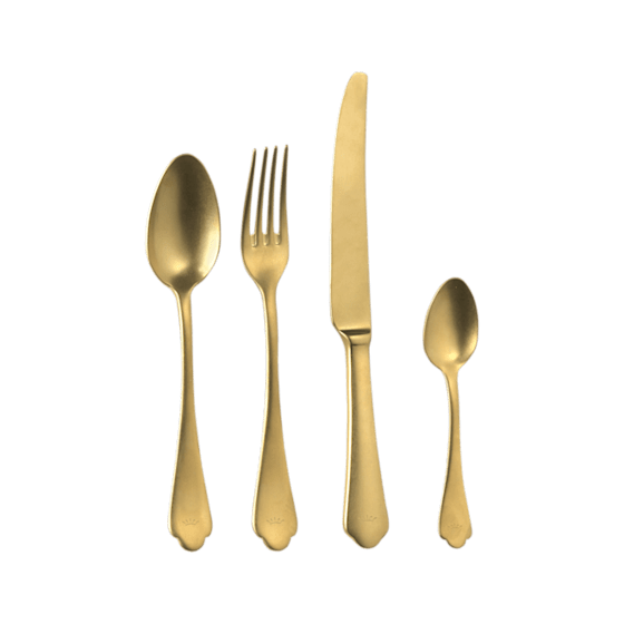 Набор столовых приборов 24 предмета, Flora shape ORO VINTAGE от Ginori 1735, 717RG16 FX2400LXGENL00050000
