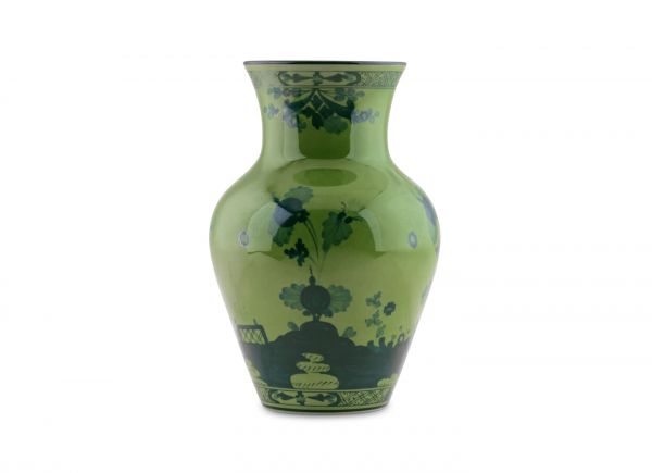 Ваза MING В25 см., малахит,ORIENTE ITALIANO , Ginori