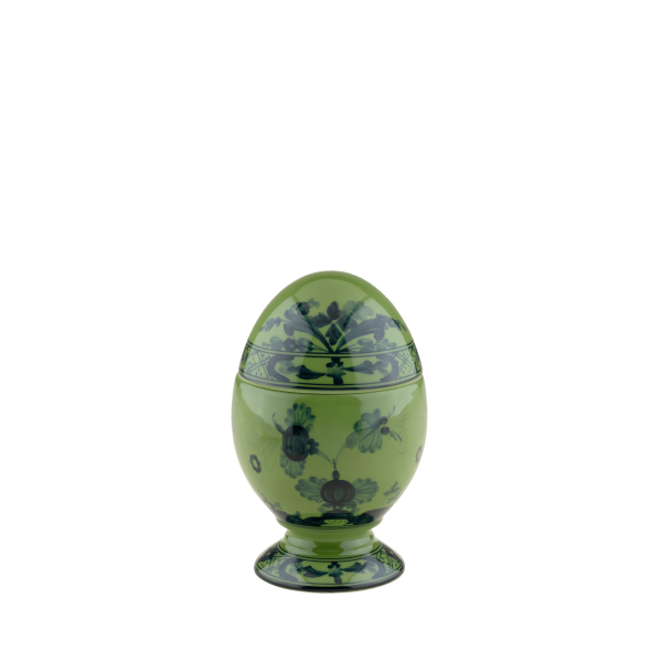 Яйцо с крышкой 13.5 см., ORIENTE ITALIANO MALACHITE от Ginori 1735, 017RG00 FG6846010135G00123600