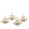 Набор из 4 кофейных пар, 12 предметов., ORIENTE ITALIANO AURUM от Ginori 1735, 004RG00 FX4301LXGENG00133000