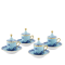Набор из 4 кофейных пар, 12 предметов., ORIENTE ITALIANO IRIS от Ginori 1735, 004RG00 FX4301LXGENG00124300