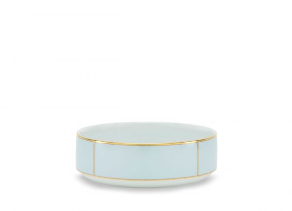 Салатник с тарелкой - крышкой Colonna, Диаметр 24 см, высота 8 см, 2,6 л., DIVA CELESTE, Ginori