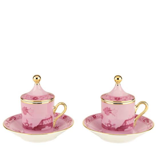 Набор из 2-х кофейных пар  ORIENTE ITALIANO PORPORA от Ginori 1735, 004RG00 FX917601G00124200