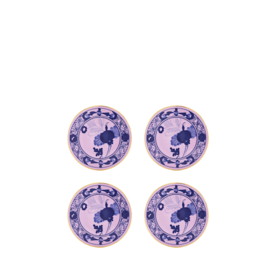 Тарелка десертная 9,5 см., набор 4 шт., ORIENTE ITALIANO AZALEA, Ginori, 017RG00 FX6877LX0100G00124500