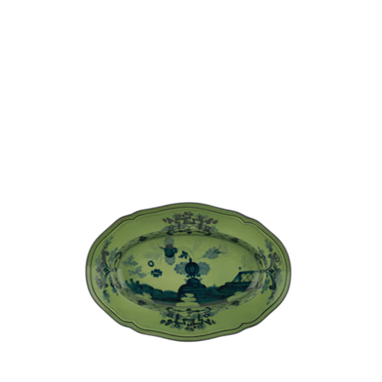 Блюдо овальное малое ORIENTE ITALIANO MALACHITE от Ginori 1735, 003RG00 FRV000010220G00123600