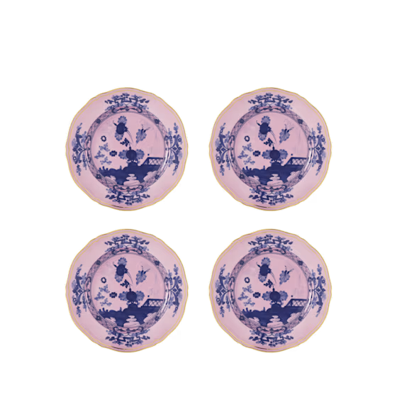 Тарелка Тарелка десертная 21 см., 21 см., 21 см.,  набор 4 шт., ORIENTE ITALIANO AZALEA, Ginori, 003RG00 FX4110LX0210G00124500