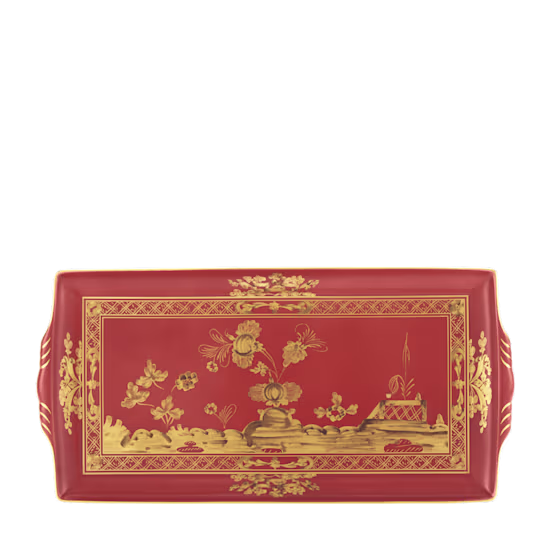 Блюдо прямоугольное 18 х 33 см.,  ORIENTE ITALIANO RUBRUM, Ginori, 017RG02 FG5283LX0335G00132900