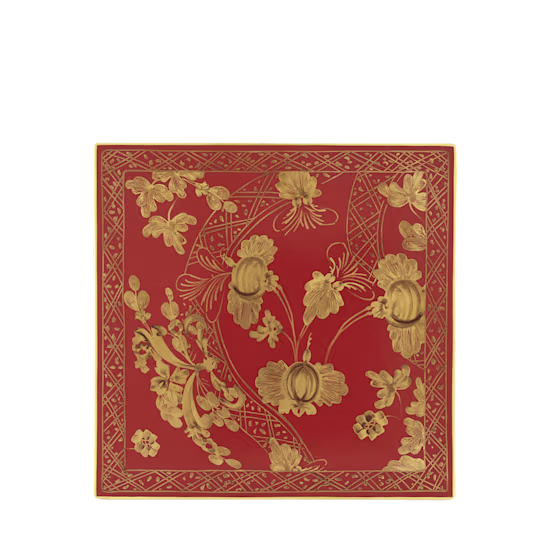 Тарелка квадратная набор 2 шт., ORIENTE ITALIANO RUBRUM, Ginori, 017RG00 FX2031LX0300G00132900