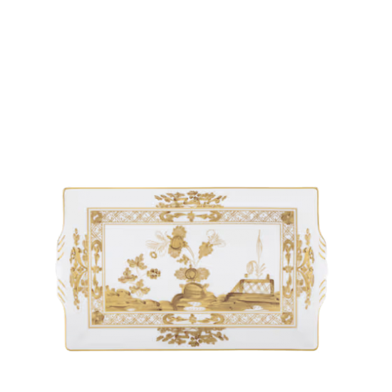 Блюдо прямоугольное 15 х 23 см.,  ORIENTE ITALIANO AURUM, Ginori, 017RG02 FG5282LX0235G00133000