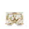 Набор из 2 кофейных пар с подносом, 7 предметов.,
 ORIENTE ITALIANO AURUM от Ginori 1735, 004RG00 FX2301LXGENG00133000