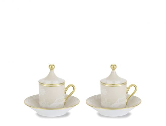 Набор из 2-х кофейных пар ORIENTE ITALIANO MERINGA от Ginori 1735, 004RG00 FX9176LXG00135700