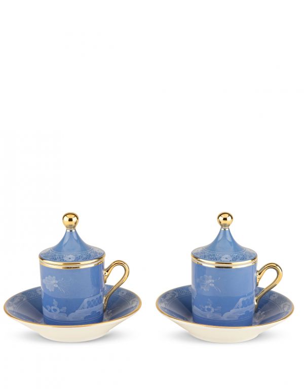Набор из 2-х кофейных пар  ORIENTE ITALIANO PERVINCA от Ginori 1735, 004RG00 FX917601G00124400